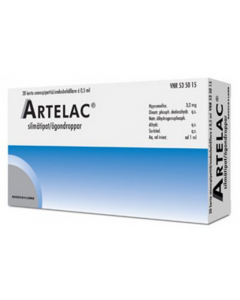 ARTELAC silmätipat, liuos, kerta-annospakkaus 3,2 mg/ml 180 x 0,5 ml