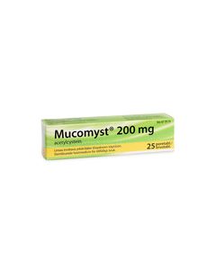 MUCOMYST poretabletti 200 mg 25 kpl