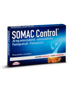 SOMAC CONTROL enterotabletti 20 mg 14 fol