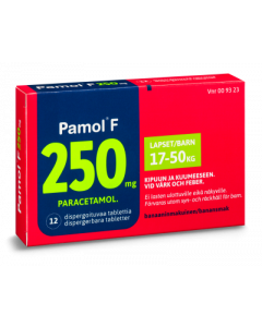 PAMOL F 250 mg disperg tabl 12 fol
