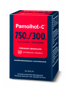 PAMOLHOT-C porejauhe 750/300 mg 20 kpl