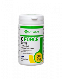 APTEEKKI C FORCE Long 500 mg 90 depottabl