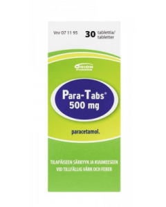 PARA-TABS 500 mg tabl 30 fol