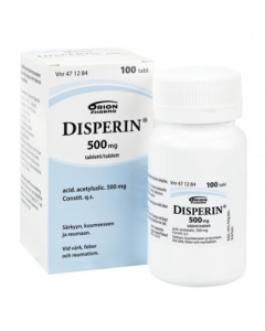 DISPERIN tabletti 500 mg 100 kpl