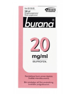 BURANA 20 mg/ml oraalisusp 100 ml