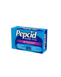 PEPCID tabletti, kalvopäällysteinen 10 mg 24 fol