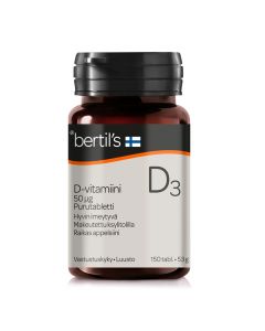 bertils D3-vitamiini 50 mikrog 150 tabl