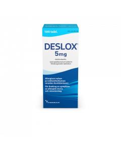 DESLOX 5 mg tabl, kalvopääll 100 fol