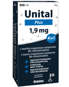 Unital Plus 1,9 mg 30 tabl