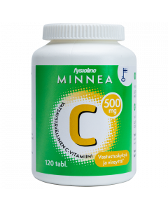 Minnea C-vitamiini vatsaystävällinen 500 mg 120 tabl