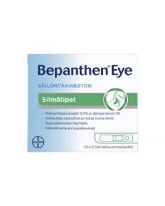 Bepanthen Eye silmätipat 20x0,5 ml