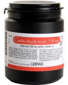 CARBO MEDICINALIS 250 mg tabl 150 kpl