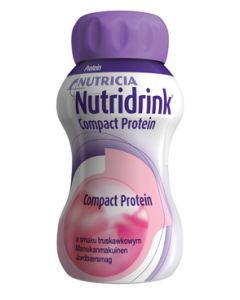 Nutridrink compact protein mansikka 4X125 ml