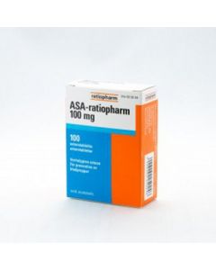 ASA-RATIOPHARM enterotabletti 100 mg 100 fol