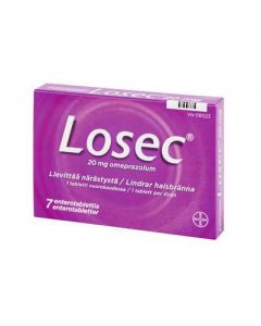 LOSEC enterotabletti 20 mg 7 fol