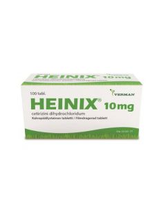 HEINIX 10 mg tabl, kalvopääll 100 fol