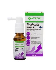 Apteekki FluAcute Zinc+ mustaherukka 20 ml