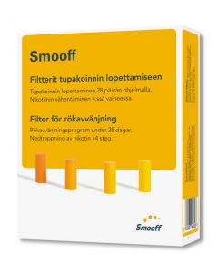 Smooff Filtterit tupakoinnin lopettamiseen 1 kpl