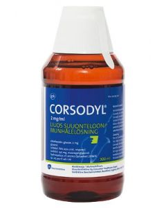 CORSODYL 2 mg/ml liuos suuonteloon 300 ml