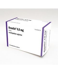 OVESTIN 0,5 mg emätinpuikko 30 fol