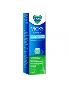 VICKS nenäsumute, liuos 0,5 mg/ml 15 ml