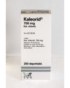 KALEORID depottabletti 750 mg 250 kpl