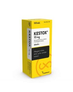 KESTOX tabletti, kalvopäällysteinen 10 mg 100 fol