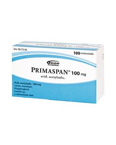 PRIMASPAN 100 mg enterotabl 100 fol
