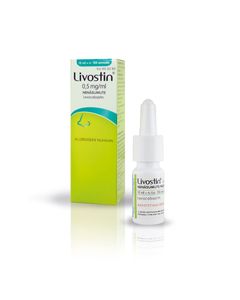 LIVOSTIN 0,5 mg/ml nenäsumute, susp 15 ml