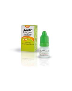 LIVOSTIN 0,5 mg/ml silmätipat, susp 4 ml