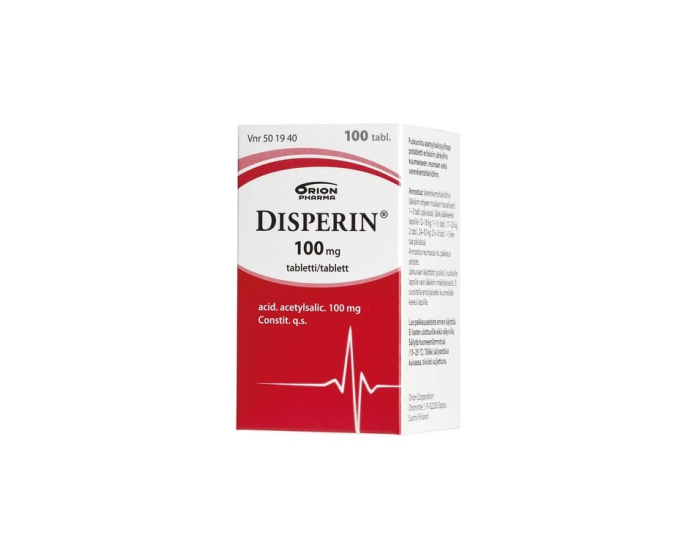 DISPERIN 100 mg tabl 100 kpl